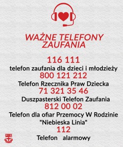 Telefony zaufania